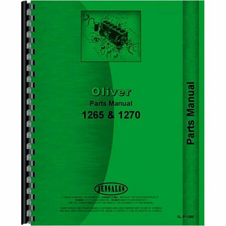 AFTERMARKET Oliver 1265 Tractor Parts Manual Utility And Orchard FWA RAP80485